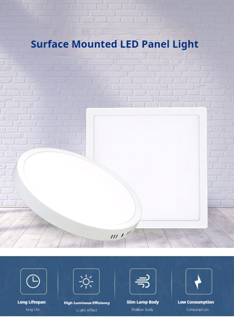 surface mounted light without ceiling hole