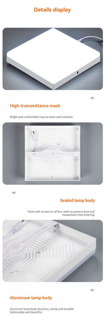 LED 3D Surface-Mounted Aluminum I-panel Light