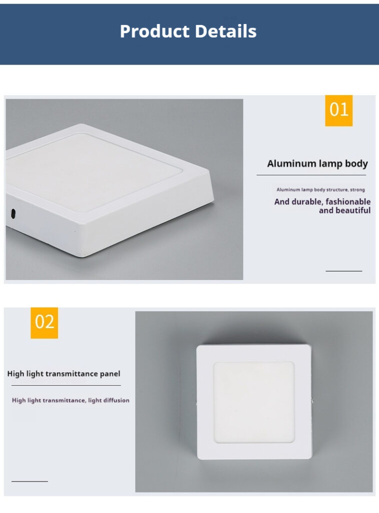 surface mounted light without ceiling hole