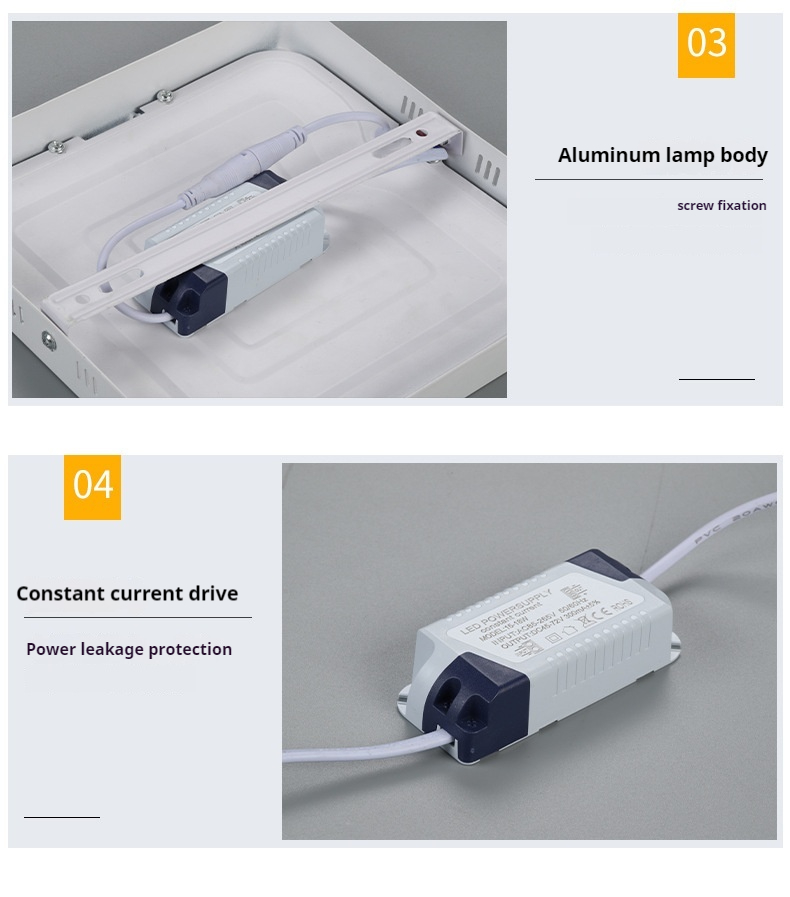 surface mounted light without ceiling hole
