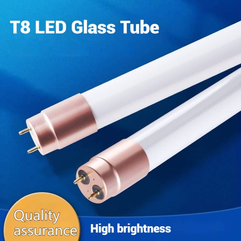 LED T8 aluminum cap glass tube