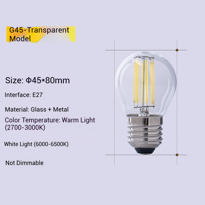 Edison Retro LED Filament Bulb E27