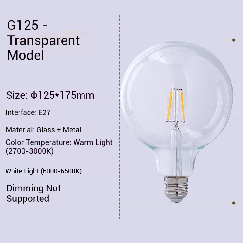 Edison Retro LED Filament Bulb E27
