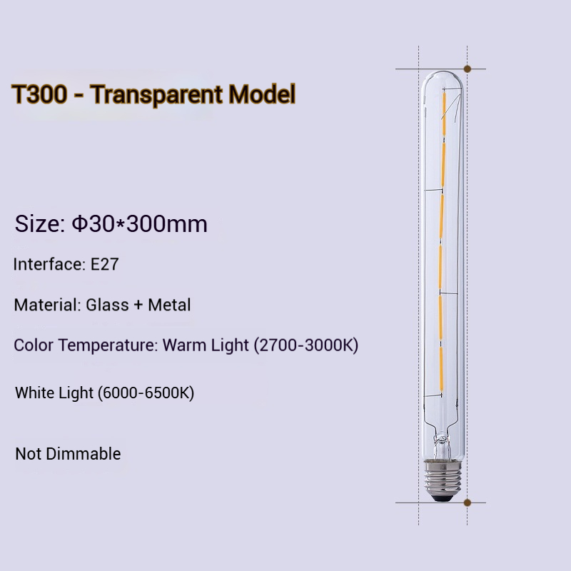 Edison Retro LED Filament Bulb E27