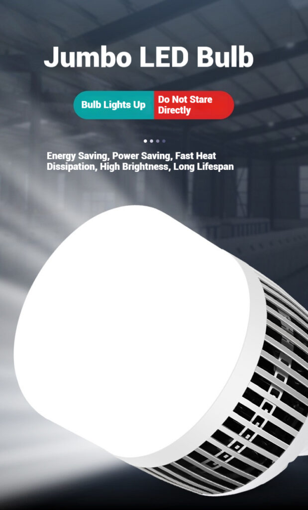 High Power LED Bulb with Fish Scale Aluminum Heat Sink