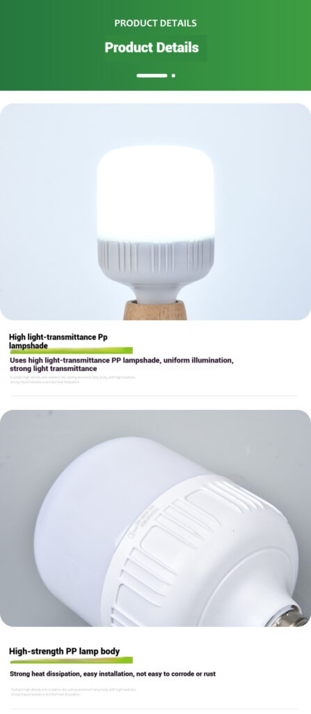 Reliable Supplier LED T bulb for Commercial and Industrial Lighting