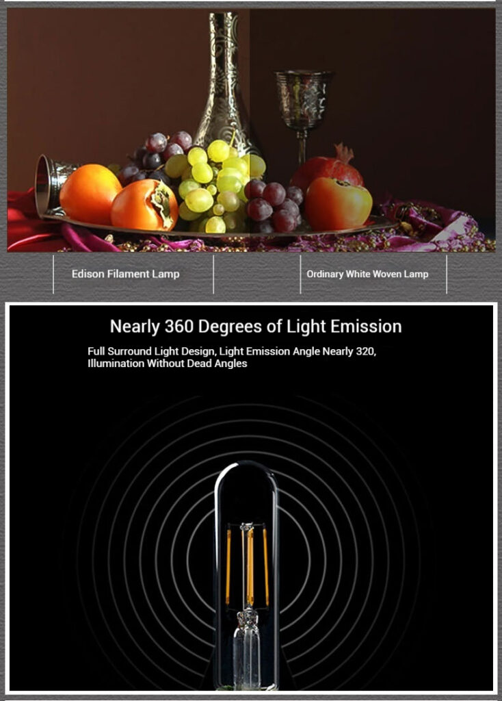 Edison Retro LED Filament Bulb E27