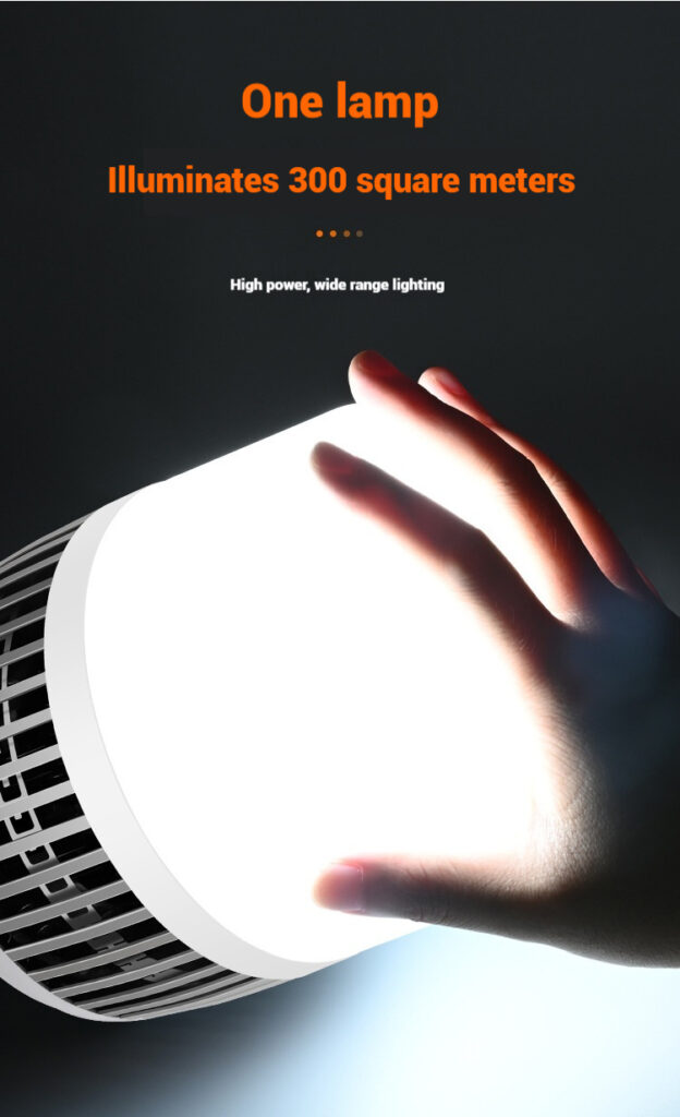 High Power LED Bulb with Fish Scale Aluminum Heat Sink