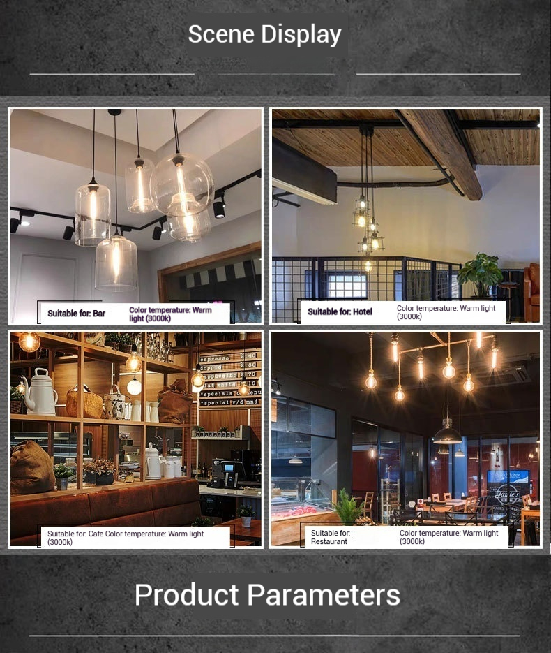 Edison Retro LED Filament Bulb E27