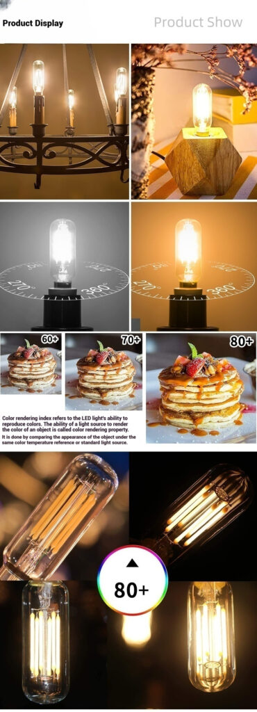 T25 Mini Tube LED Edison Vintage Filament Bulb