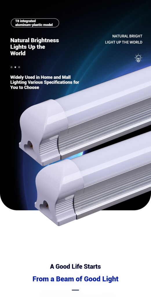 Highlight T8 Aluminum-Plastic Integrated LED Tube Light