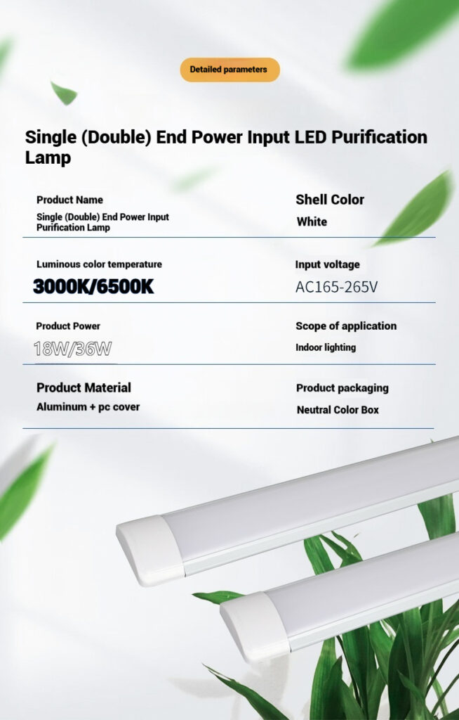 led purification light
