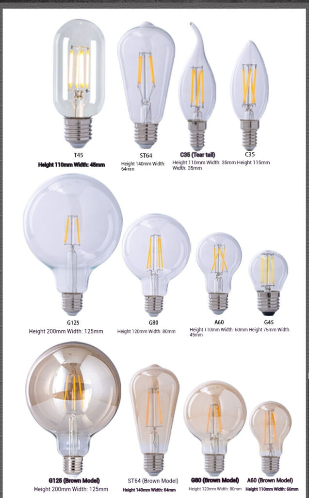 Edison Retro LED Filament Bulb E27