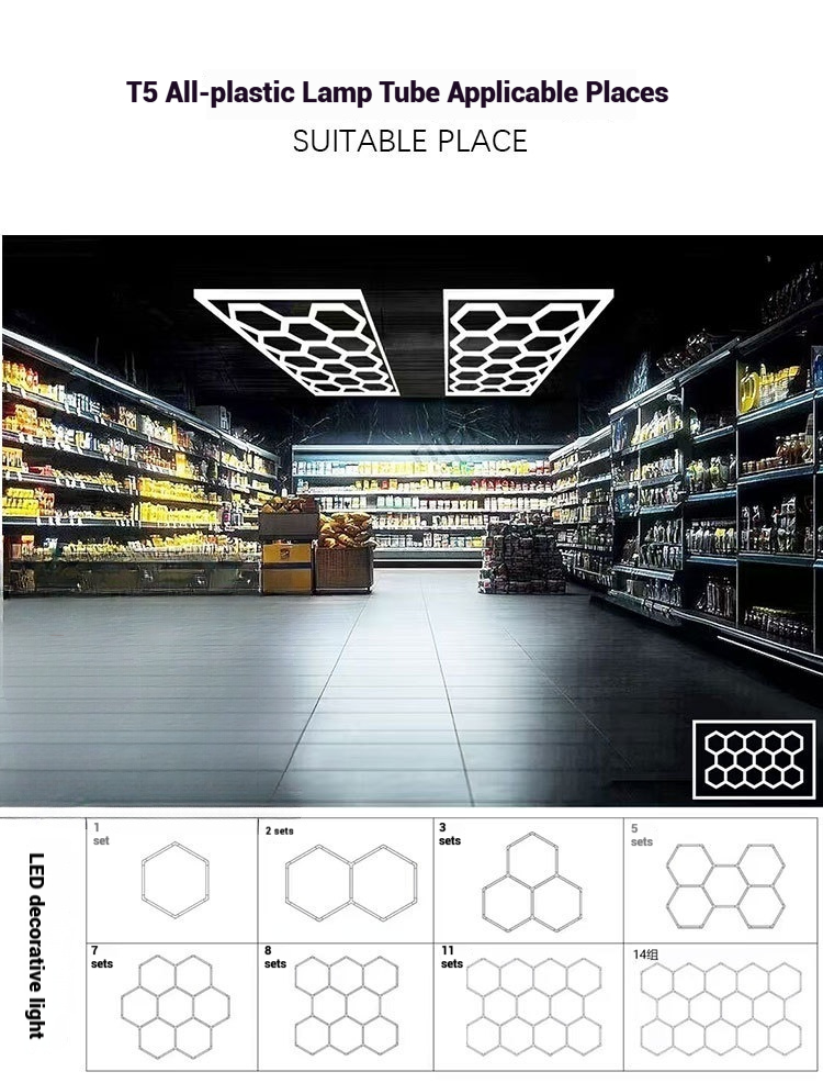 LED garage honeycomb light