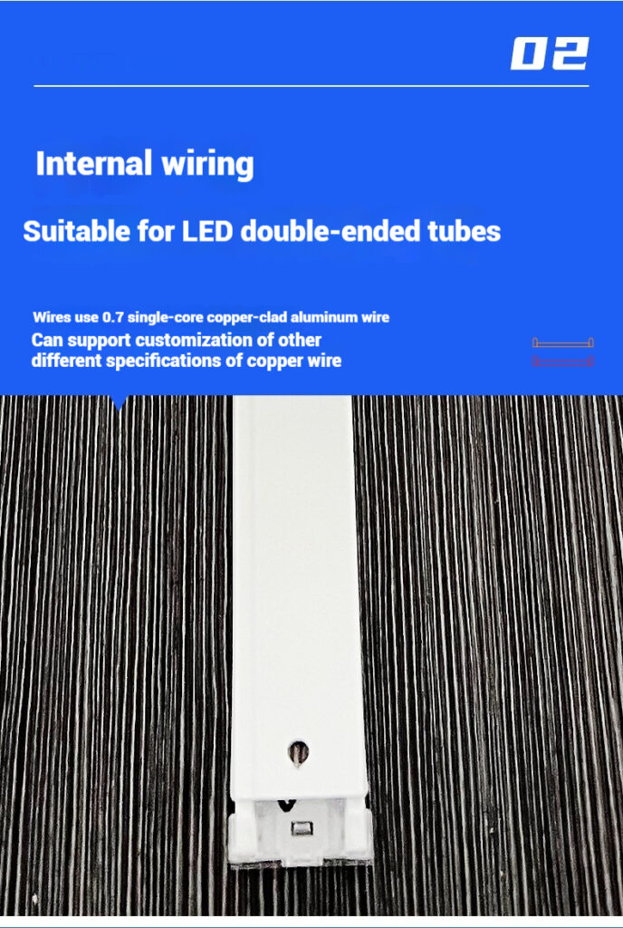 LED fixture tube