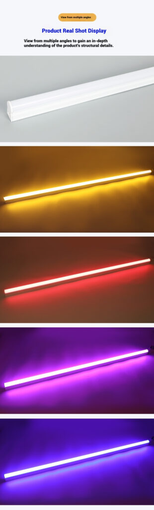LED T5 Integrated Colorful Tube Light
