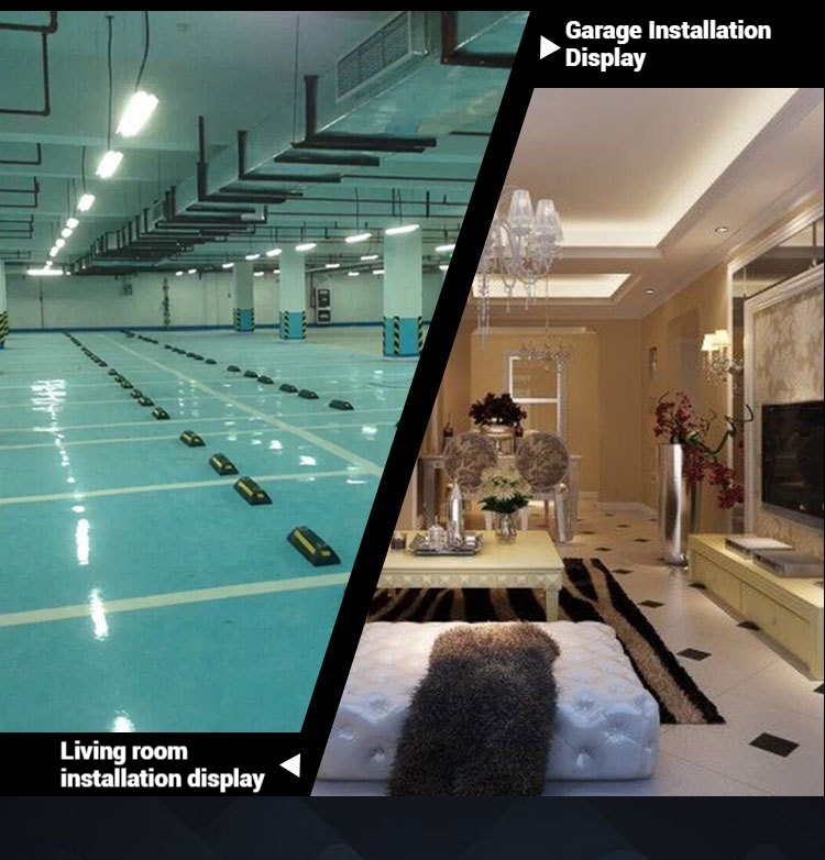 led square shaped purification light