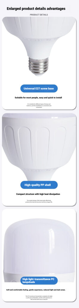 E27 E40 LED Haina Diamond T Bulb for Commercial and Industrial Lighting