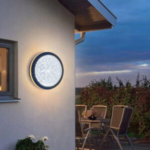 LED Wall Light with Mesh PS Shade for Commercial Use