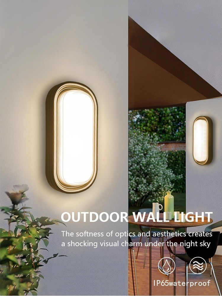 LED Wall Light with Mesh PS Shade for Commercial Use