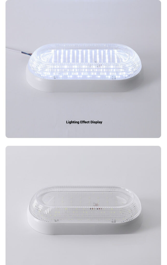 Prisma cover LED Wall Light and LED Moisture-proof lamp Round & Oval Shapes.