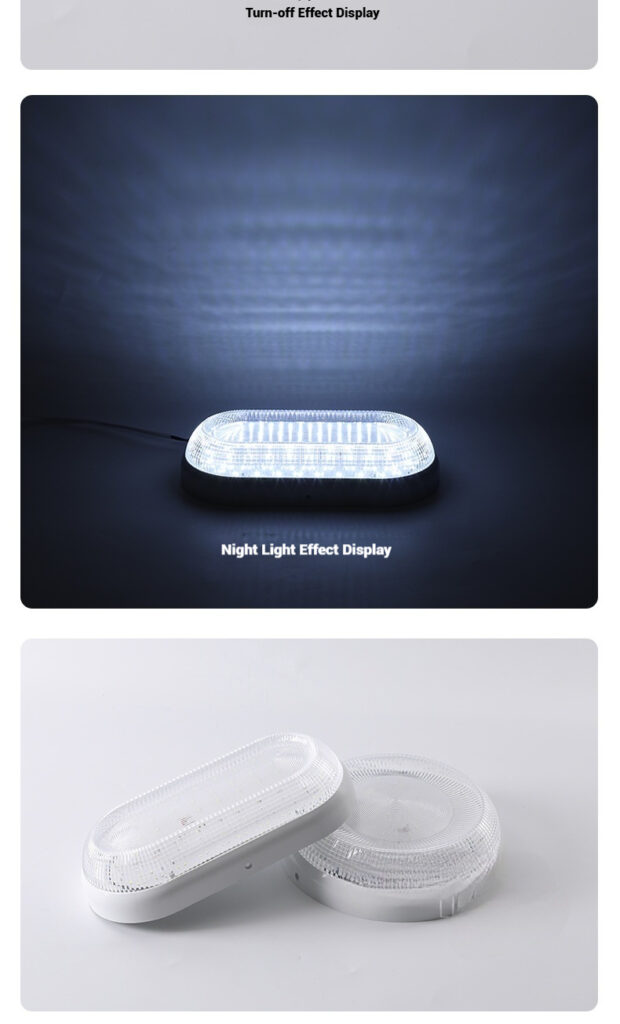 Prisma cover LED Wall Light and LED Moisture-proof lamp Round & Oval Shapes.