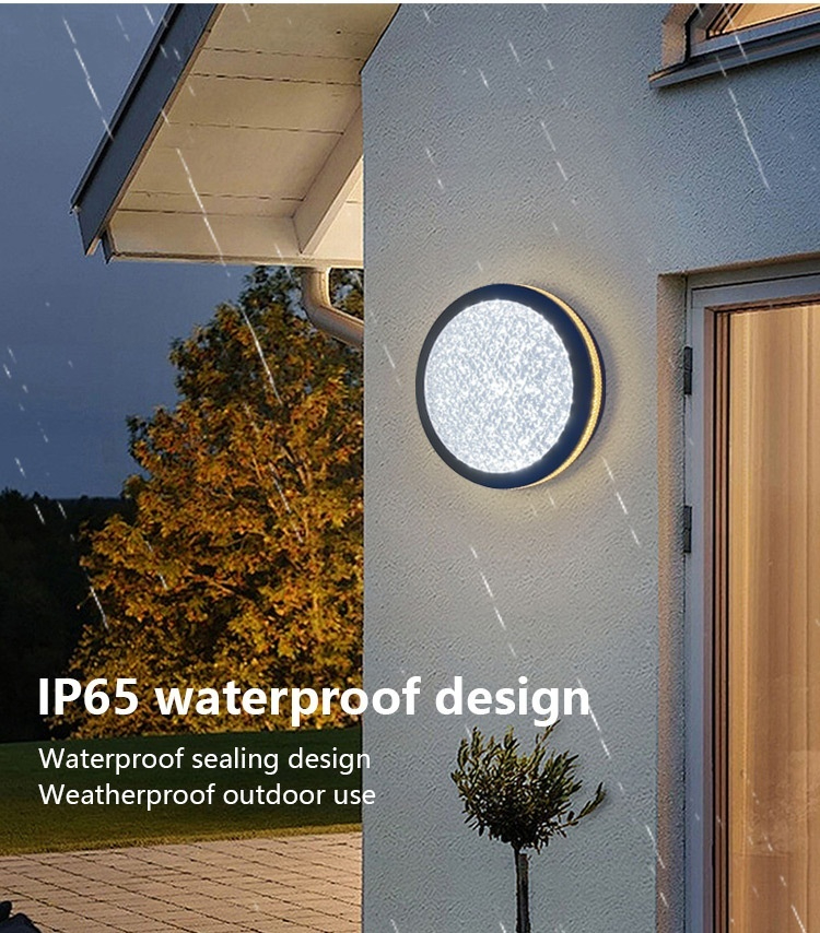 LED Wall Light with Mesh PS Shade for Commercial Use