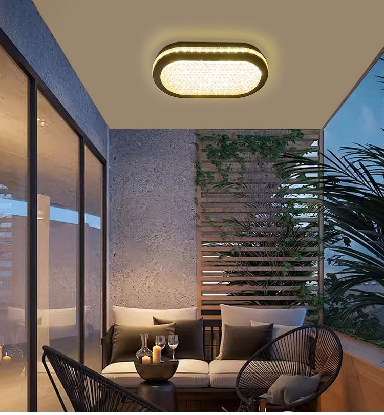 LED Wall Light with Mesh PS Shade for Commercial Use