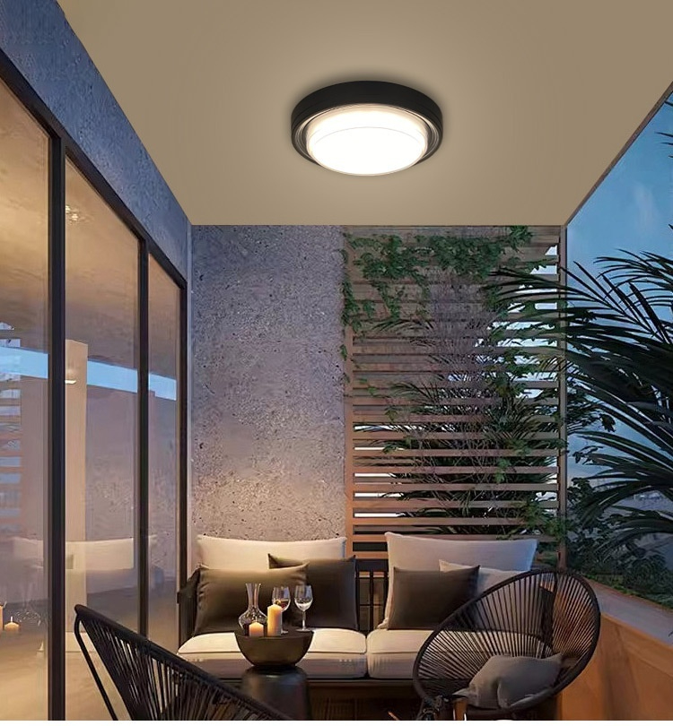 LED Wall Light with Mesh PS Shade for Commercial Use