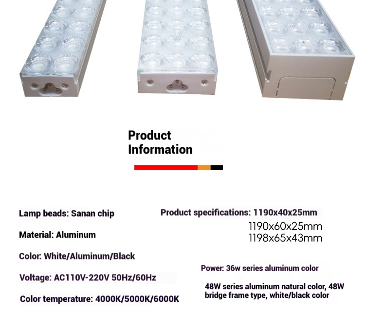 Seamless Linear Light Aluminum Profile Light LED Office Lighting