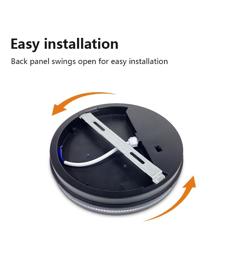 LED Wall Light with Mesh PS Shade for Commercial Use