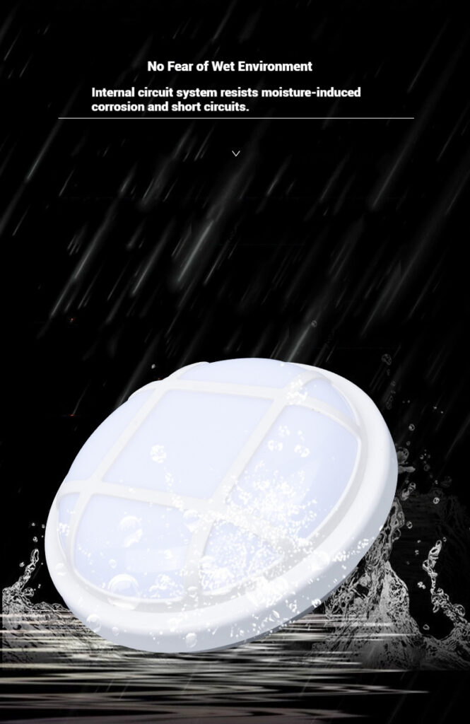 LED Wall Light with Mesh PS Shade for Commercial Use