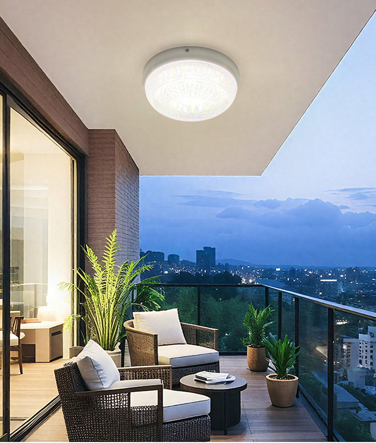 Prisma cover LED Wall Light and LED Moisture-proof lamp Round & Oval Shapes.